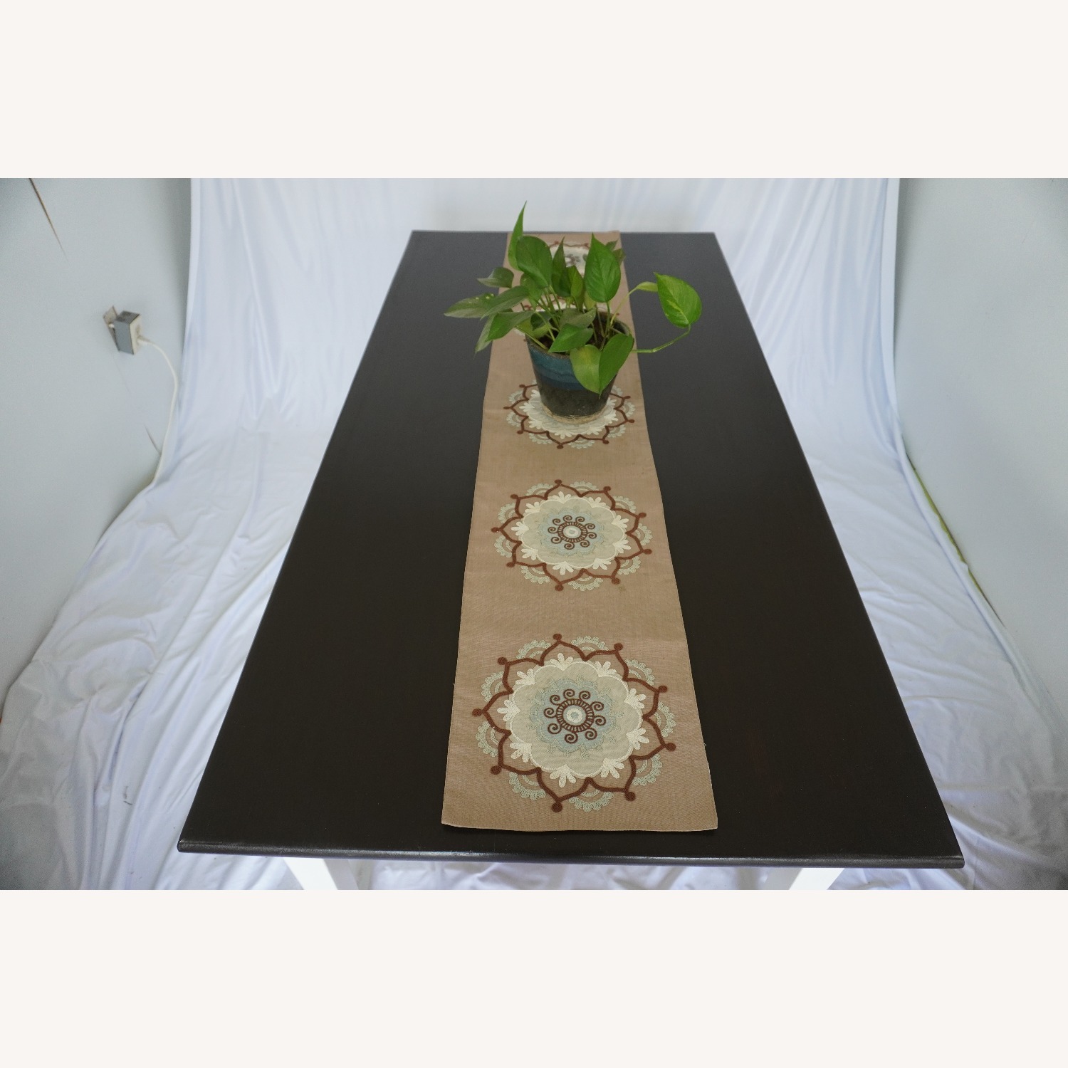 Farmhouse Dining Kona Stained Table Set – 6 Chairs - image-8
