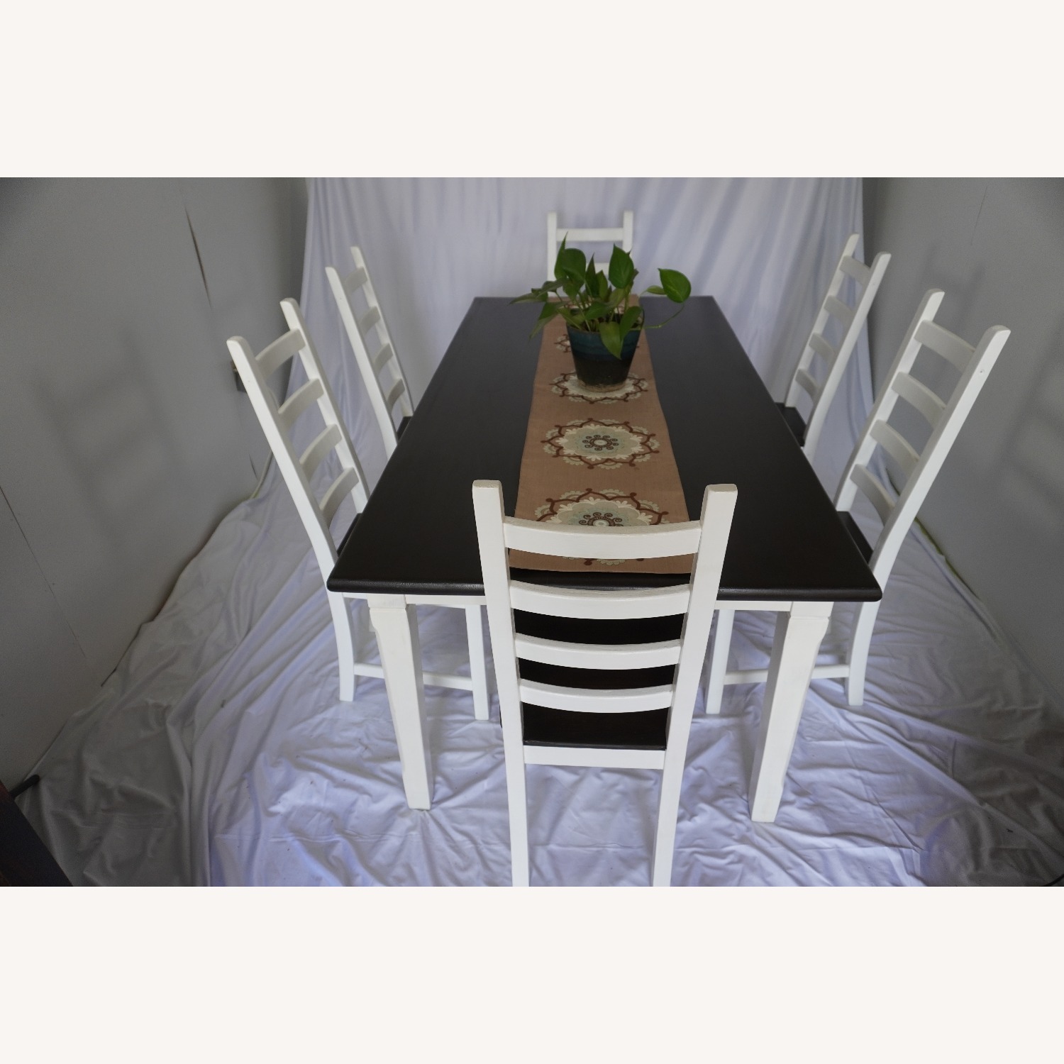 Farmhouse Dining Kona Stained Table Set – 6 Chairs - image-2