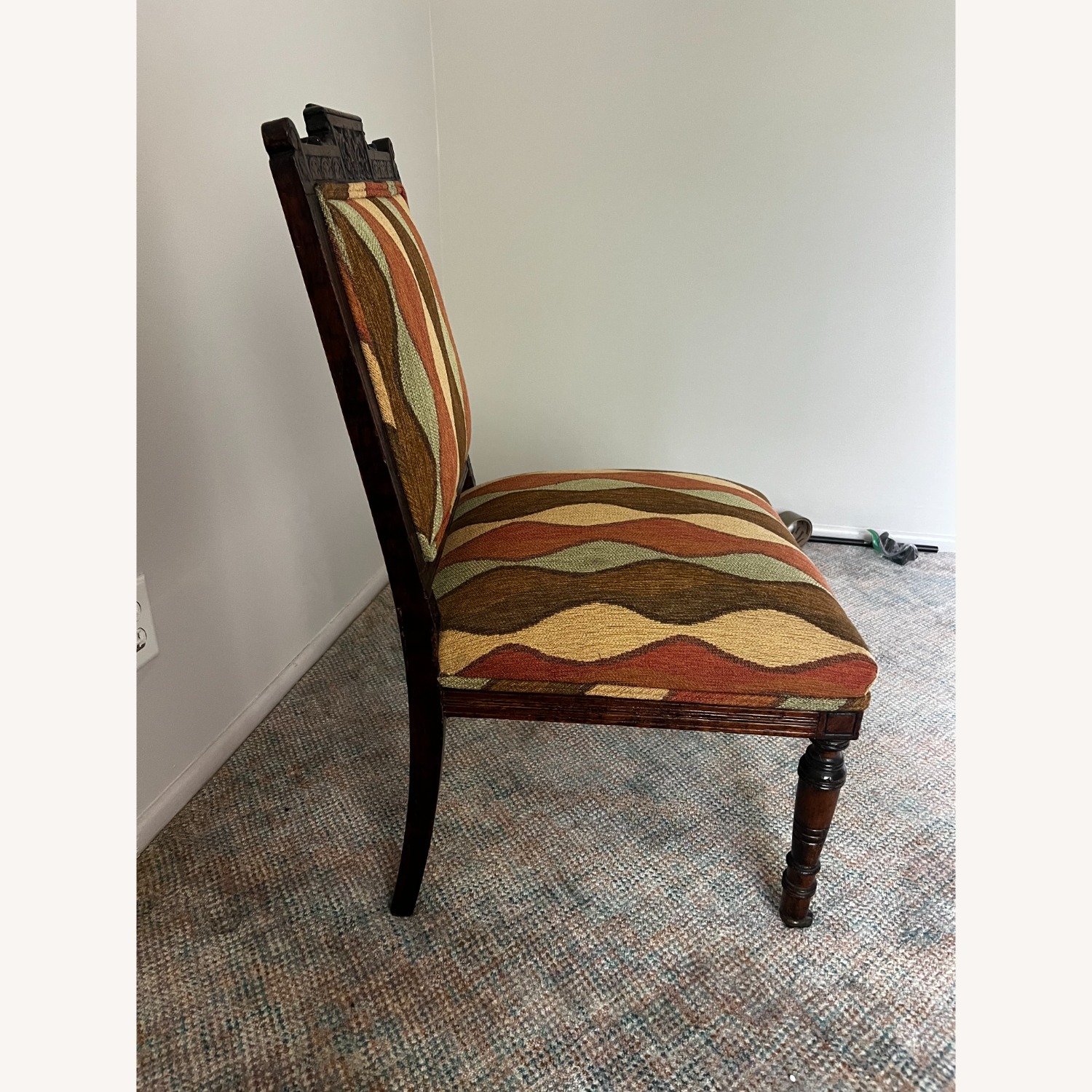 Antique Chair with Wheels - image-2