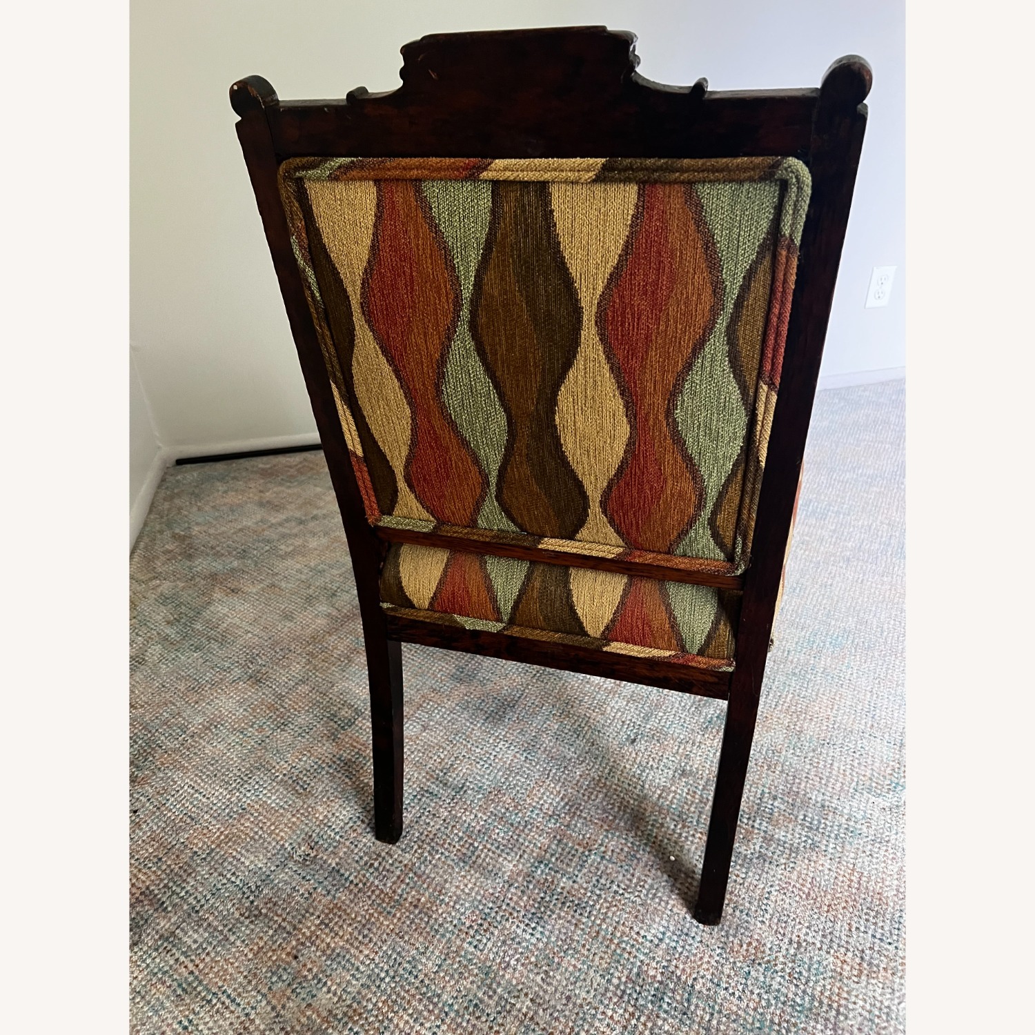 Antique Chair with Wheels - image-3