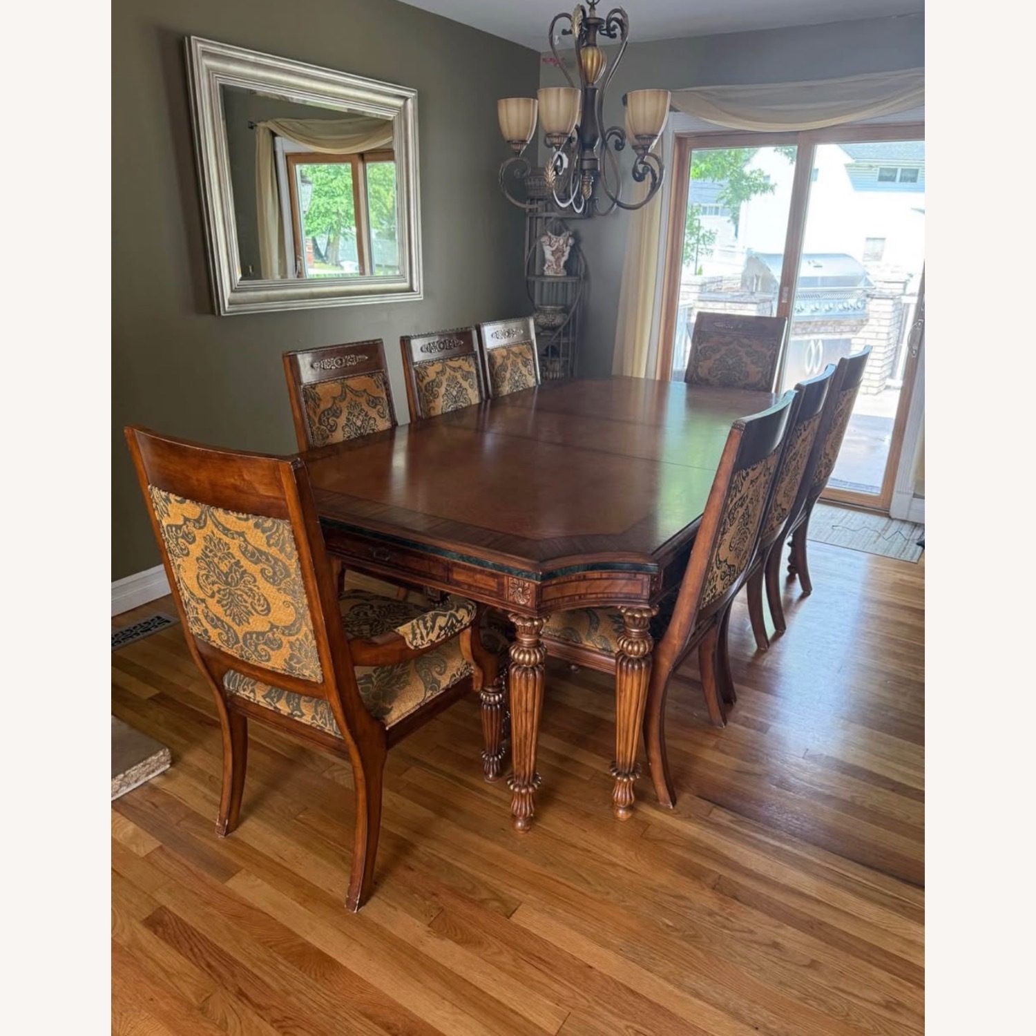 Dining Room Table Set With 10 Chairs - image-5