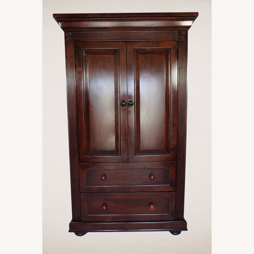 Used Cherry Hardwood Armoire Dresser  for sale on AptDeco