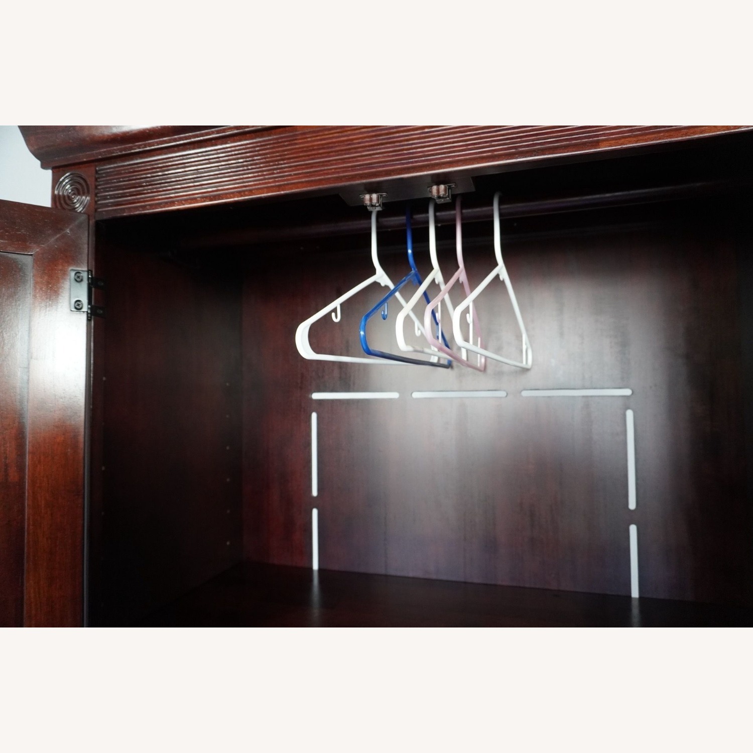 Cherry Hardwood Armoire Dresser - image-8