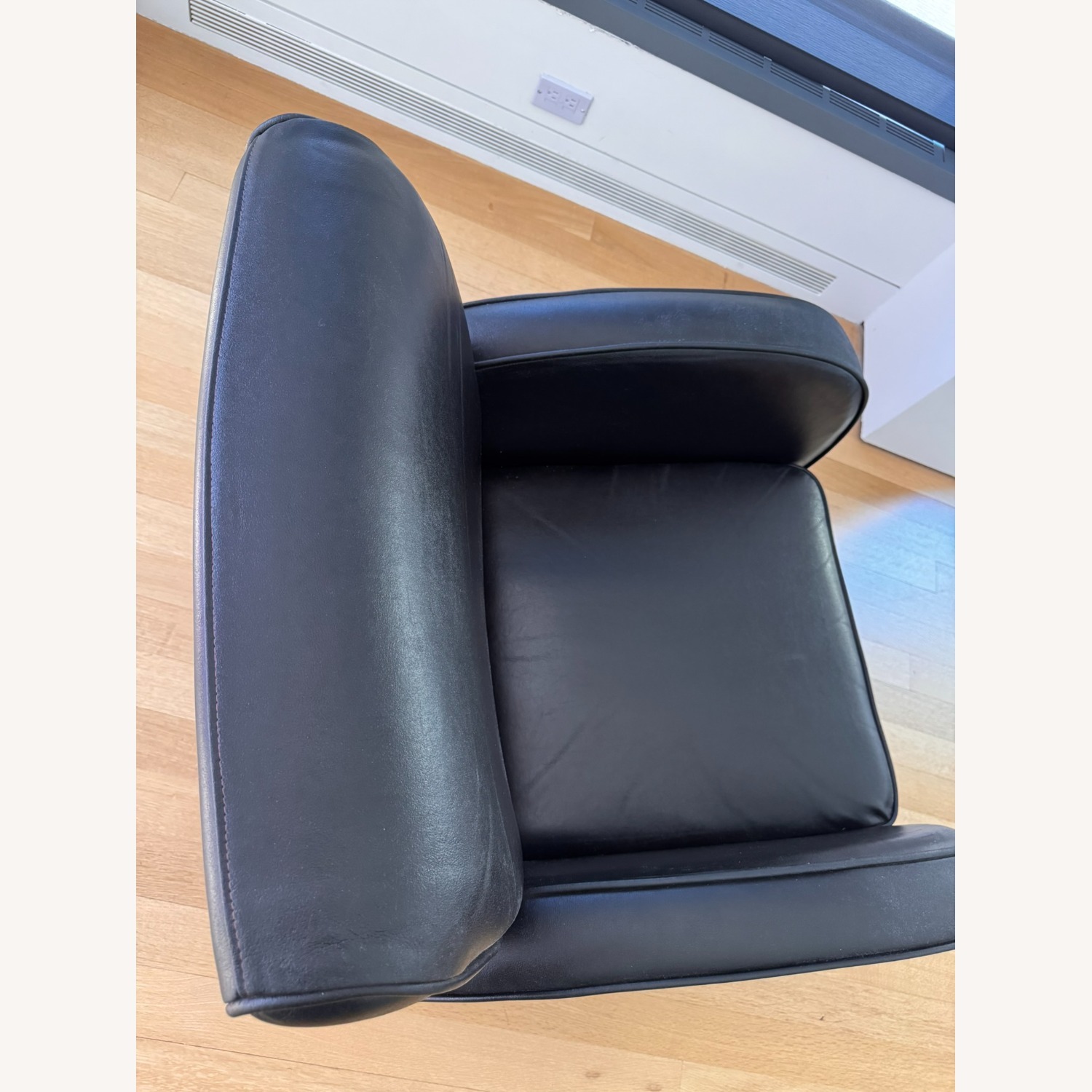 Art Deco Genuine Leather Club Chair  - image-7
