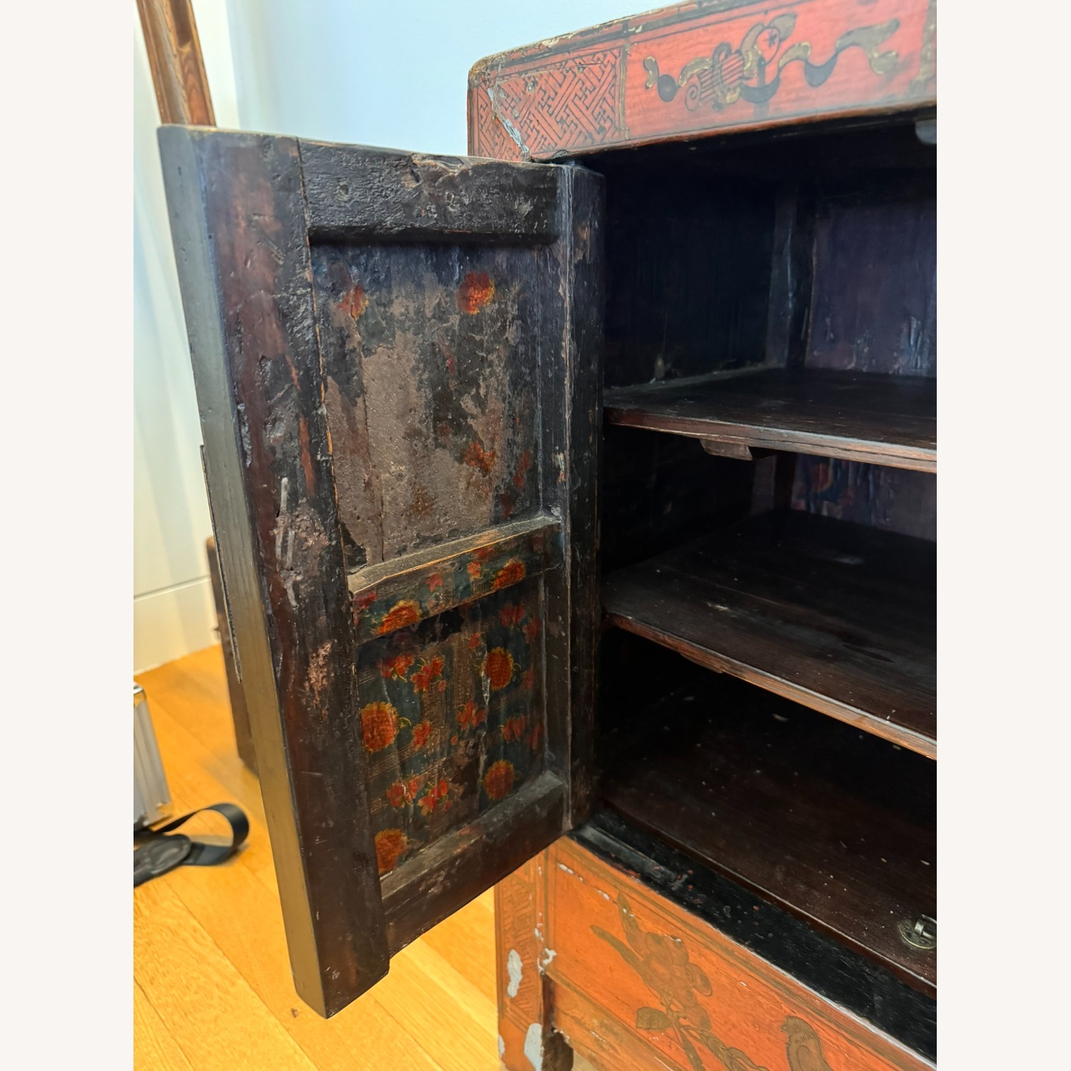 Vintage/Antique Finds Red Wood Sideboard - image-8