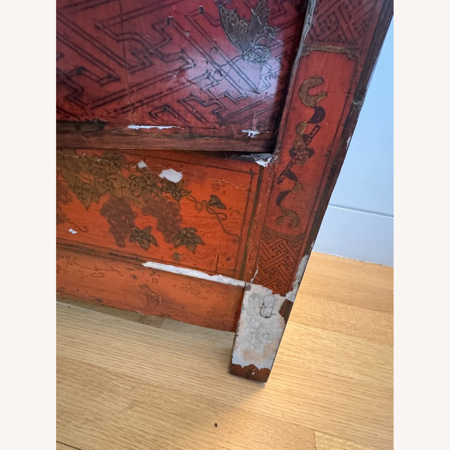 Vintage/Antique Finds Red Wood Sideboard - image-4