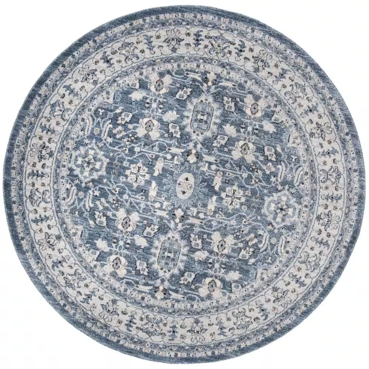 Safavieh Charlestown Blue / Gray Area Rug 6' x 6' Round - image-8
