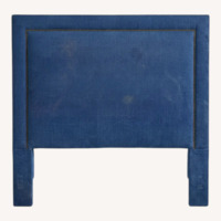 Ethan Allen Blue Fabric Full Bed