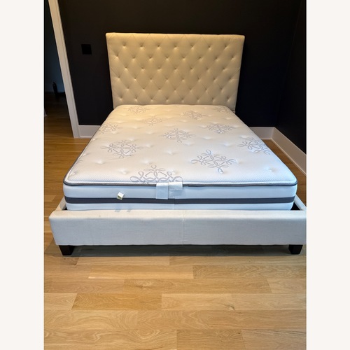 Used Overstock Natural Full Bed for sale on AptDeco