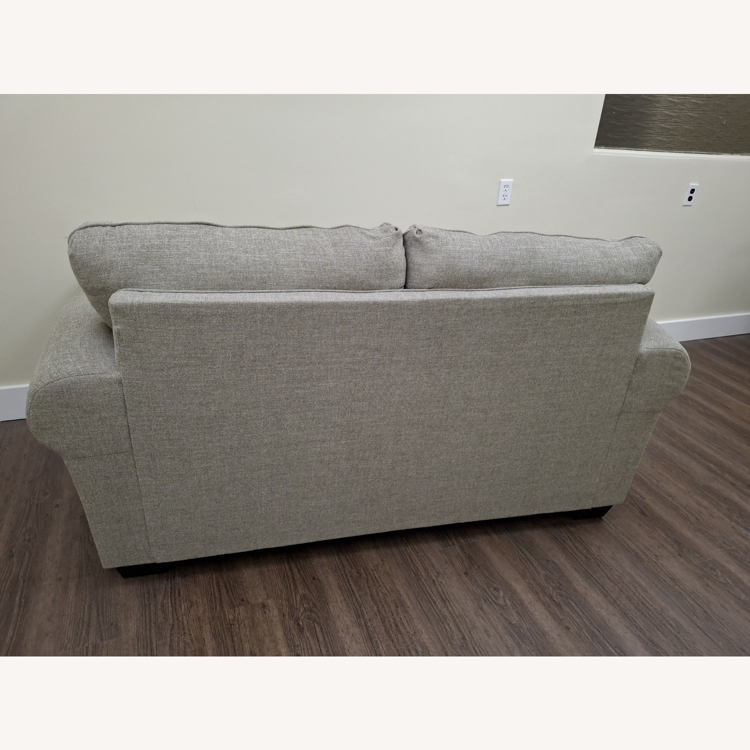 Ashley Furniture Belcampo Light Gray Loveseat - image-3