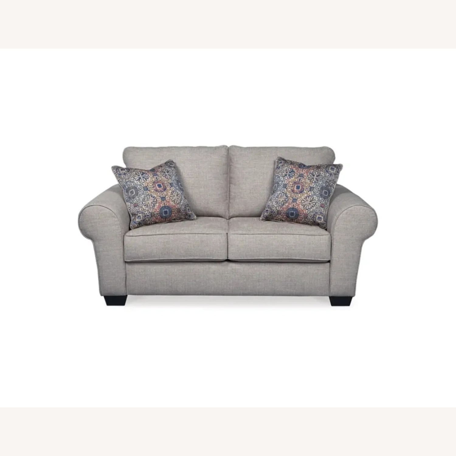 Ashley Furniture Belcampo Light Gray Loveseat - image-7