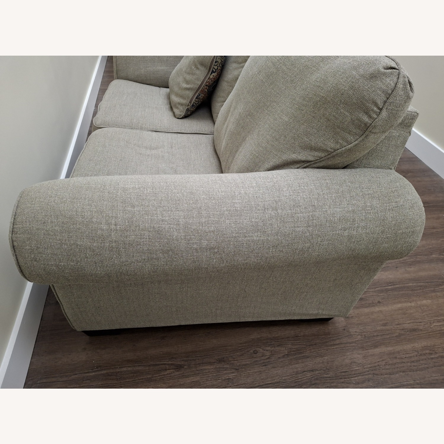Ashley Furniture Belcampo Light Gray Loveseat - image-4