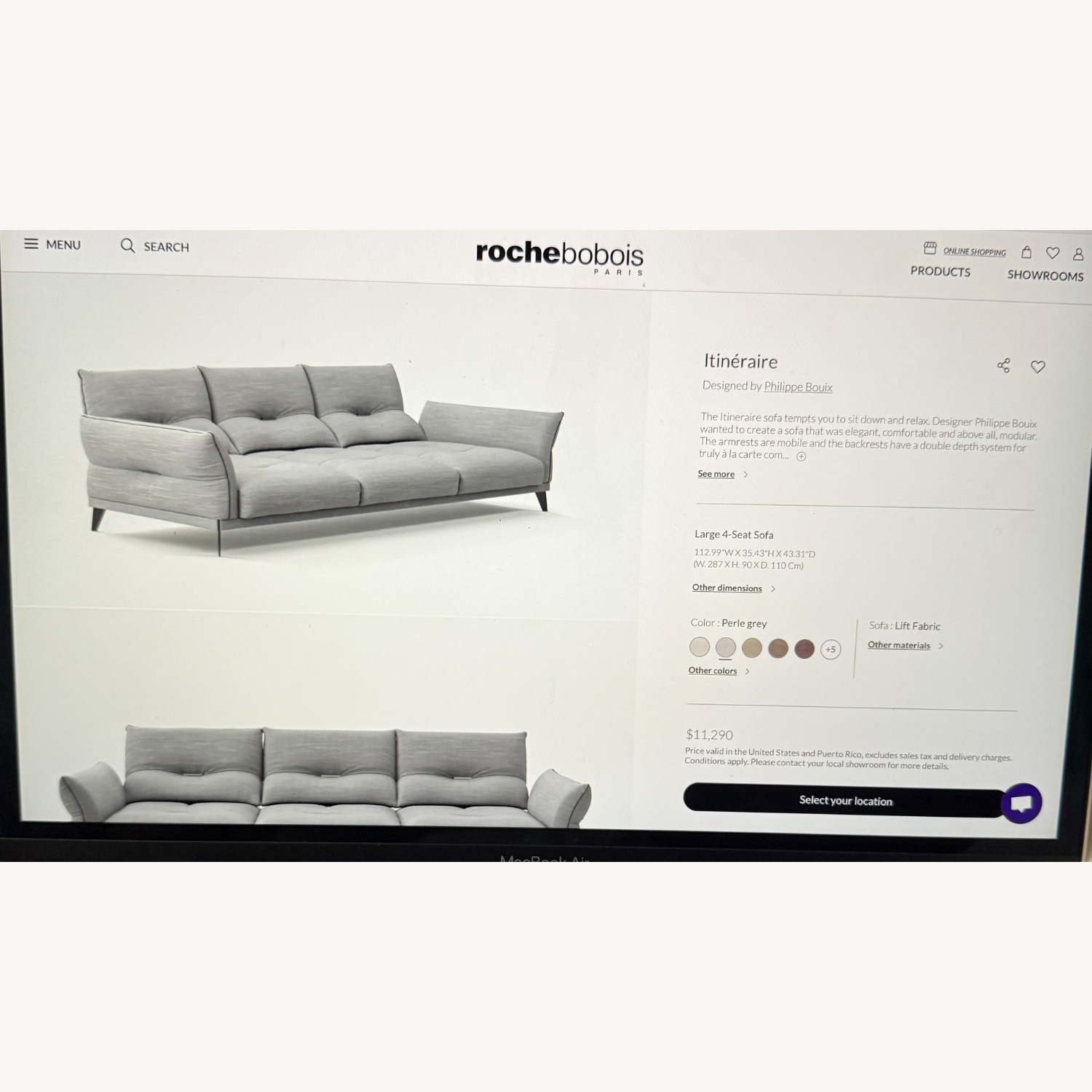 Roche Bobois Itinéraire Sofa - image-5