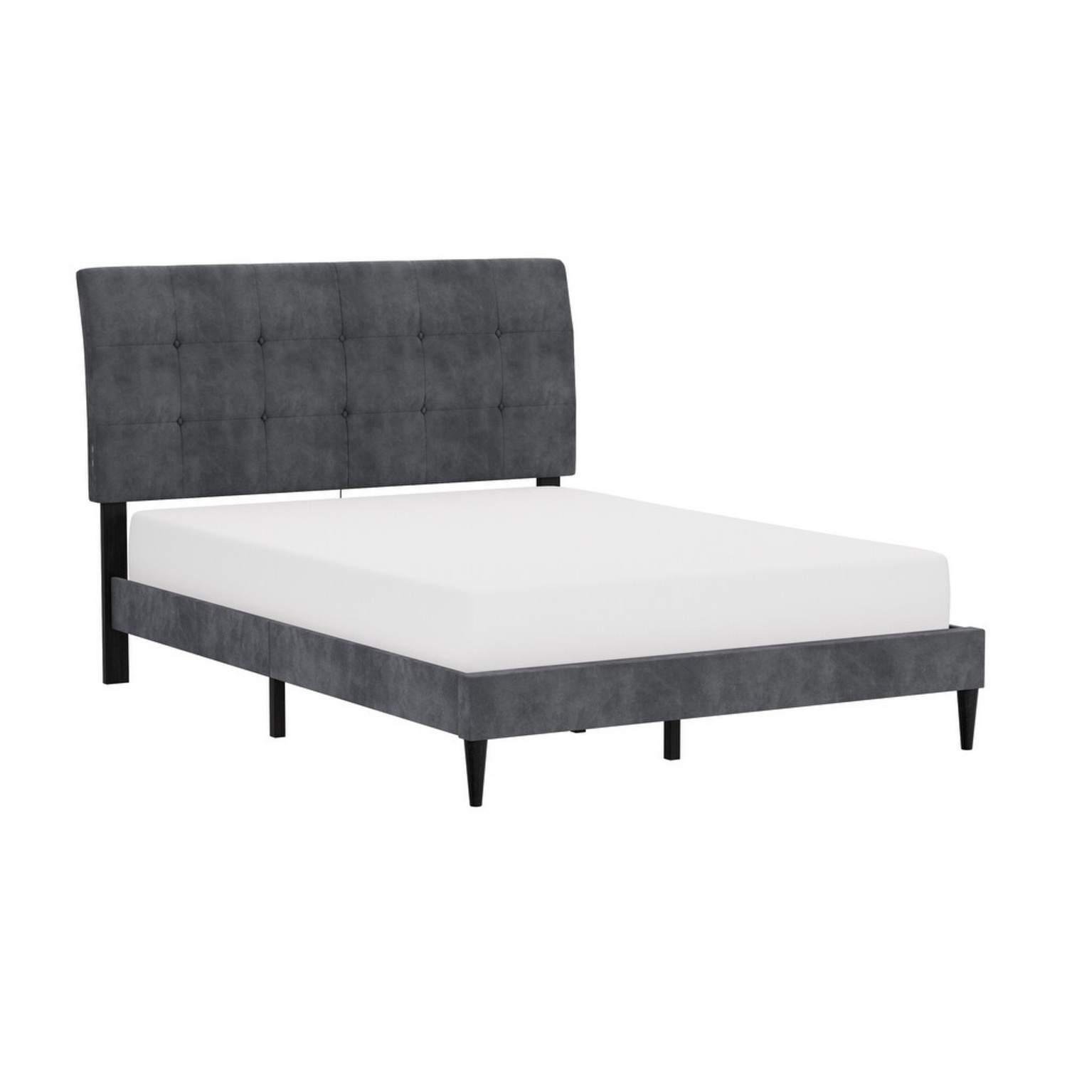 Hillsdale Furniture Light Gray Fabric Queen Bed - image-7