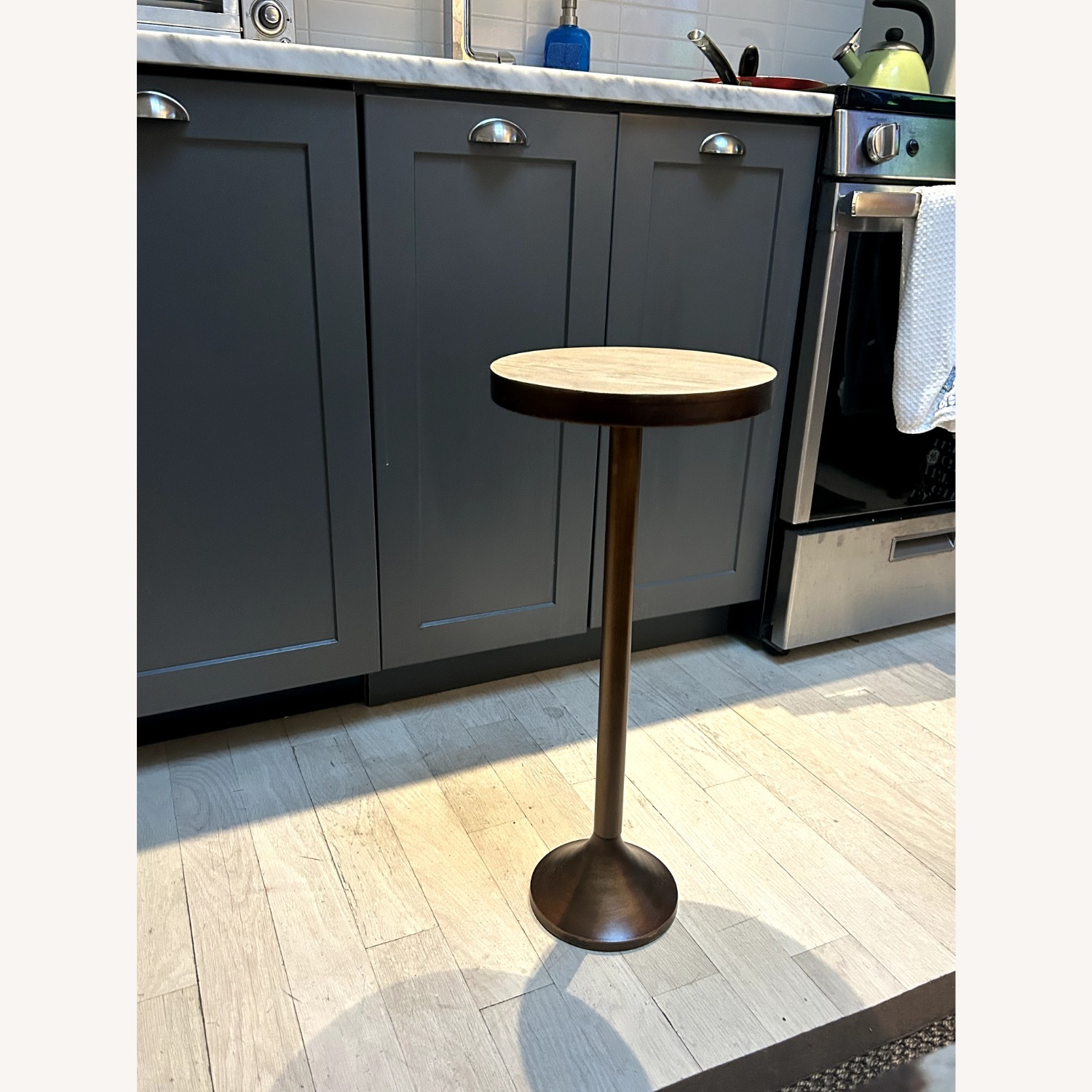 Compact Wooden Side Table - image-2