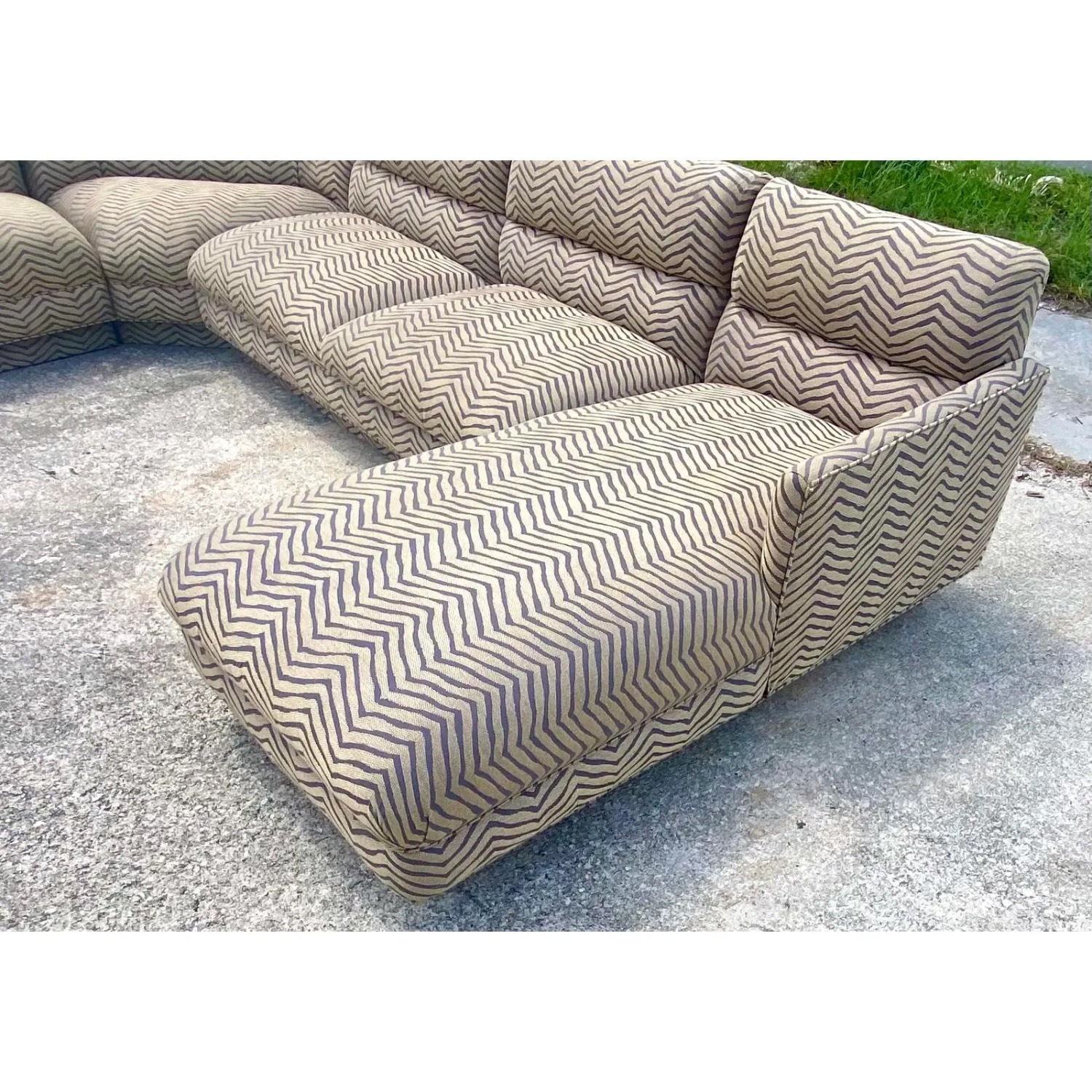 Palm Beach 80s Vintage Sectional - image-2