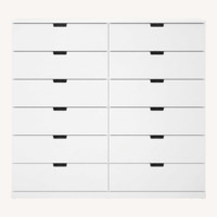 IKEA Nordli White Dresser
