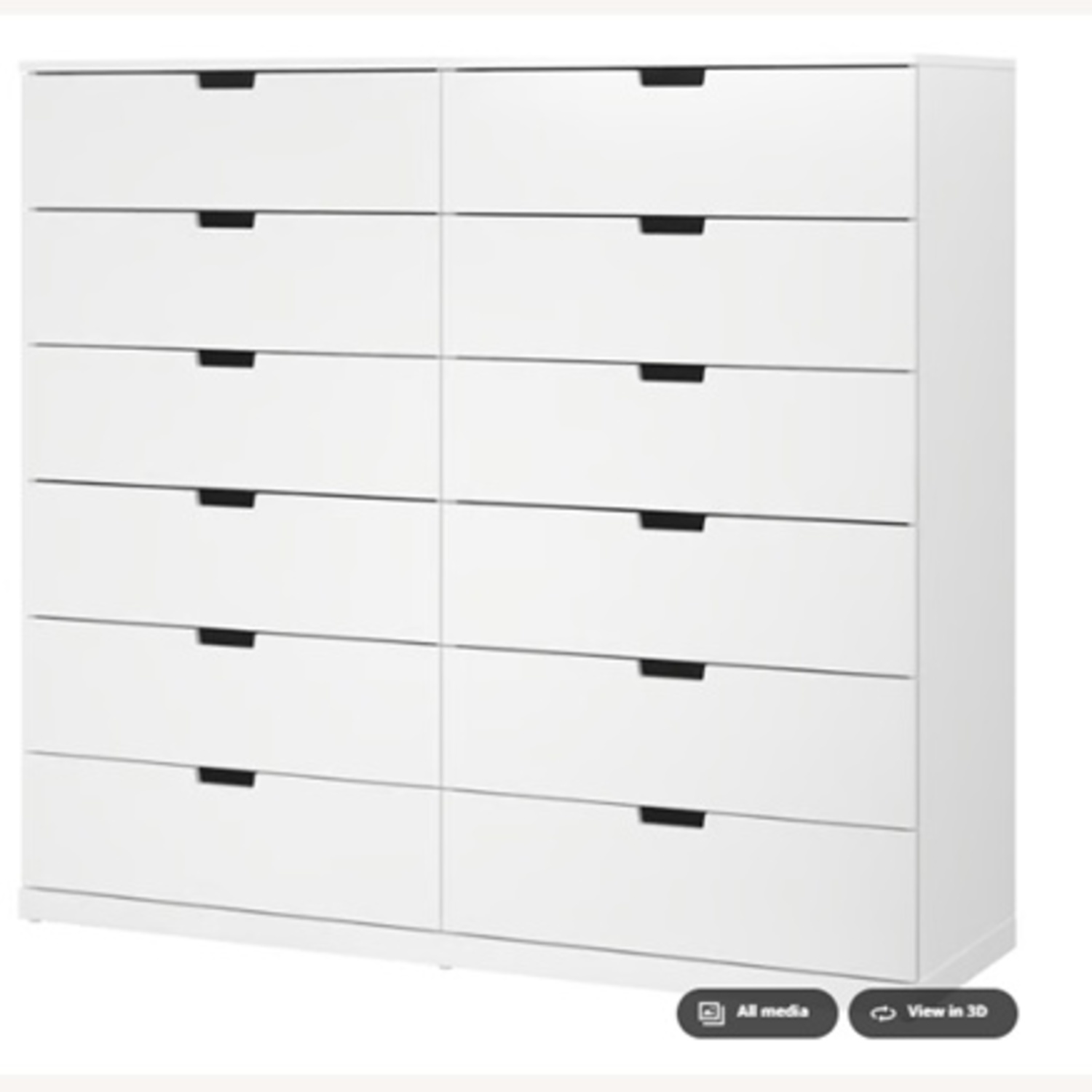 IKEA Nordli White Dresser - image-4