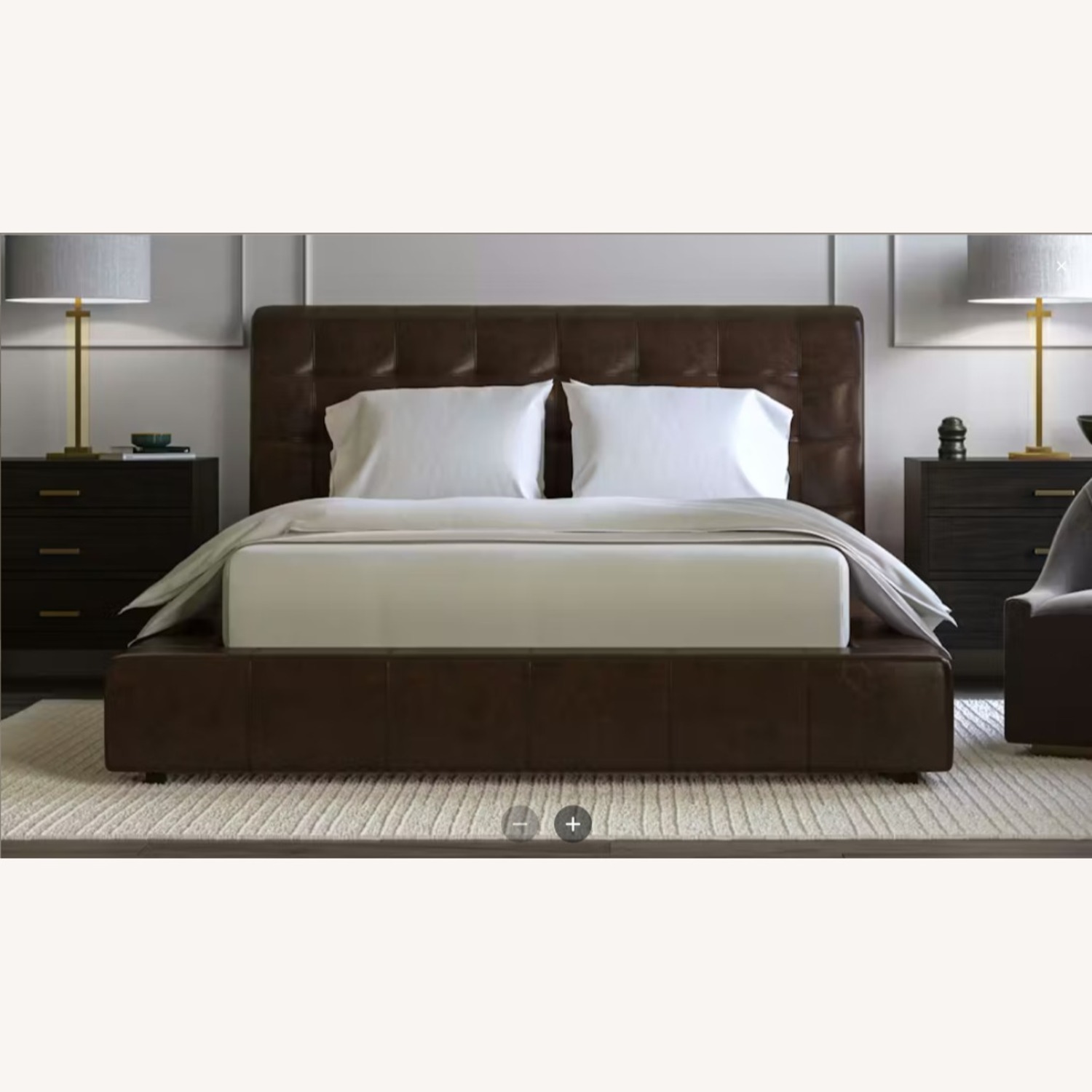 Saatva Adra Cal King Espresso Antica Bed - image-1