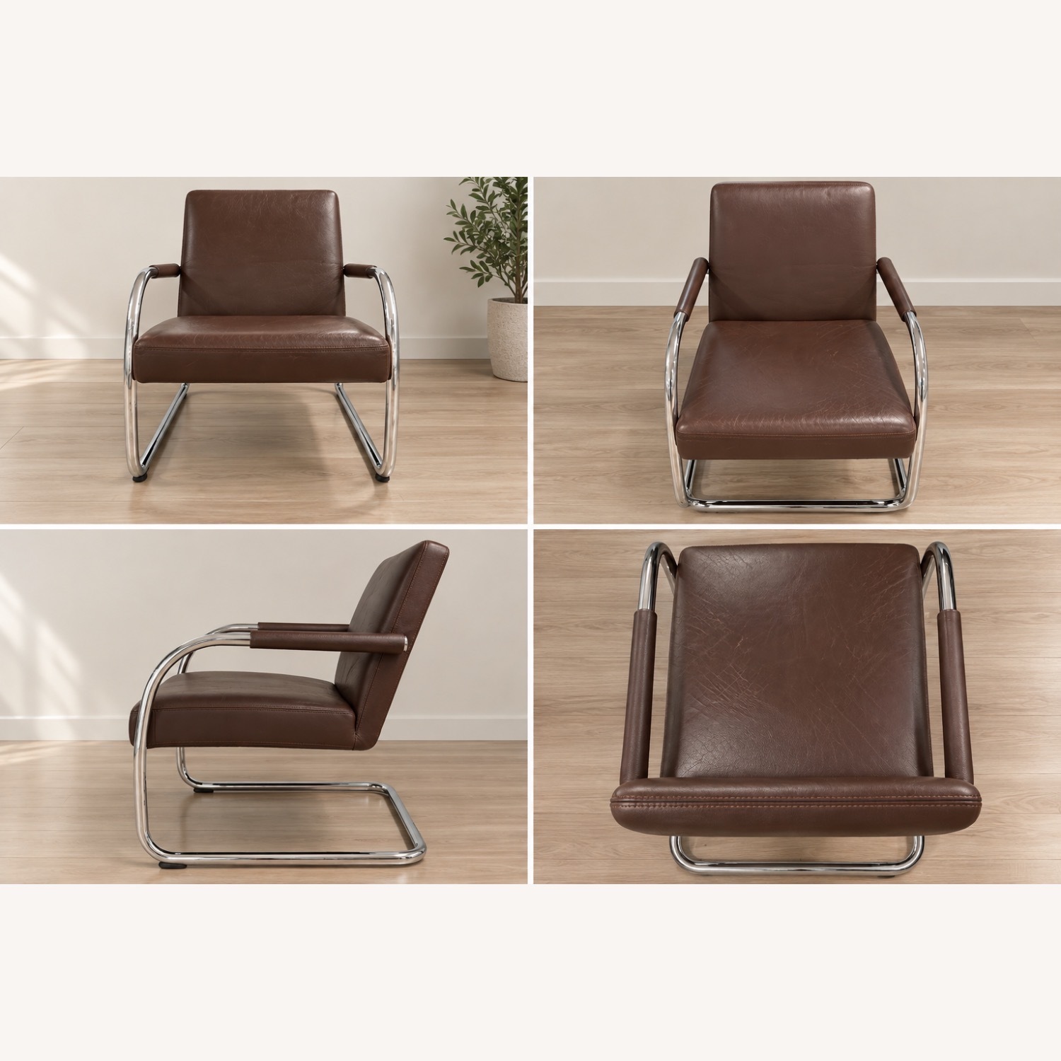 Vitra Dark Brown Office Chairs - image-3