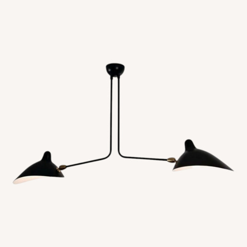 Used Serge Mouille Ceiling Lamp 2 Arms for sale on AptDeco
