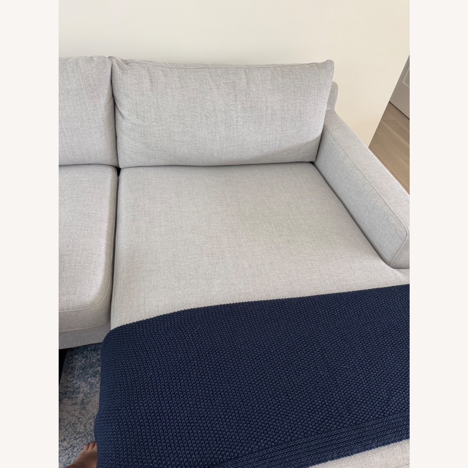 Interior Define Sloan Extra Large Light Gray Sectional - image-5