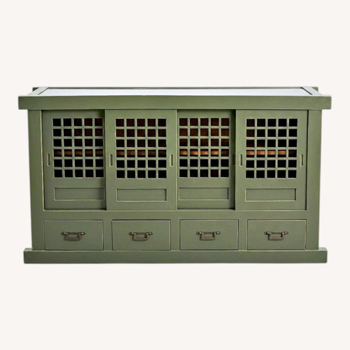 Used Green Wood Sideboard for sale on AptDeco
