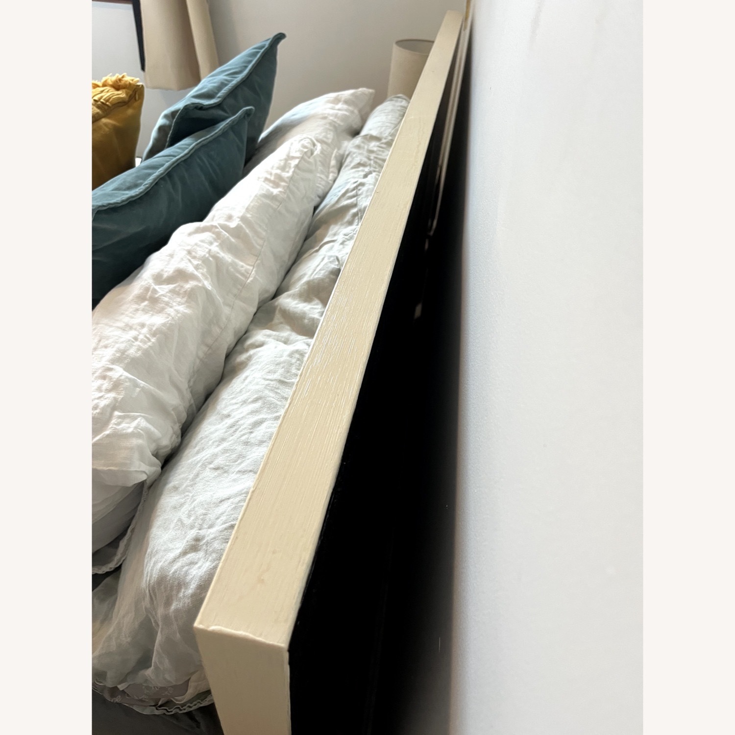 IKEA Painted Malm Full Bed (Cream Chalk Paint) - image-3