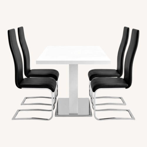 Used Dining Table with 6 Chairs for sale on AptDeco