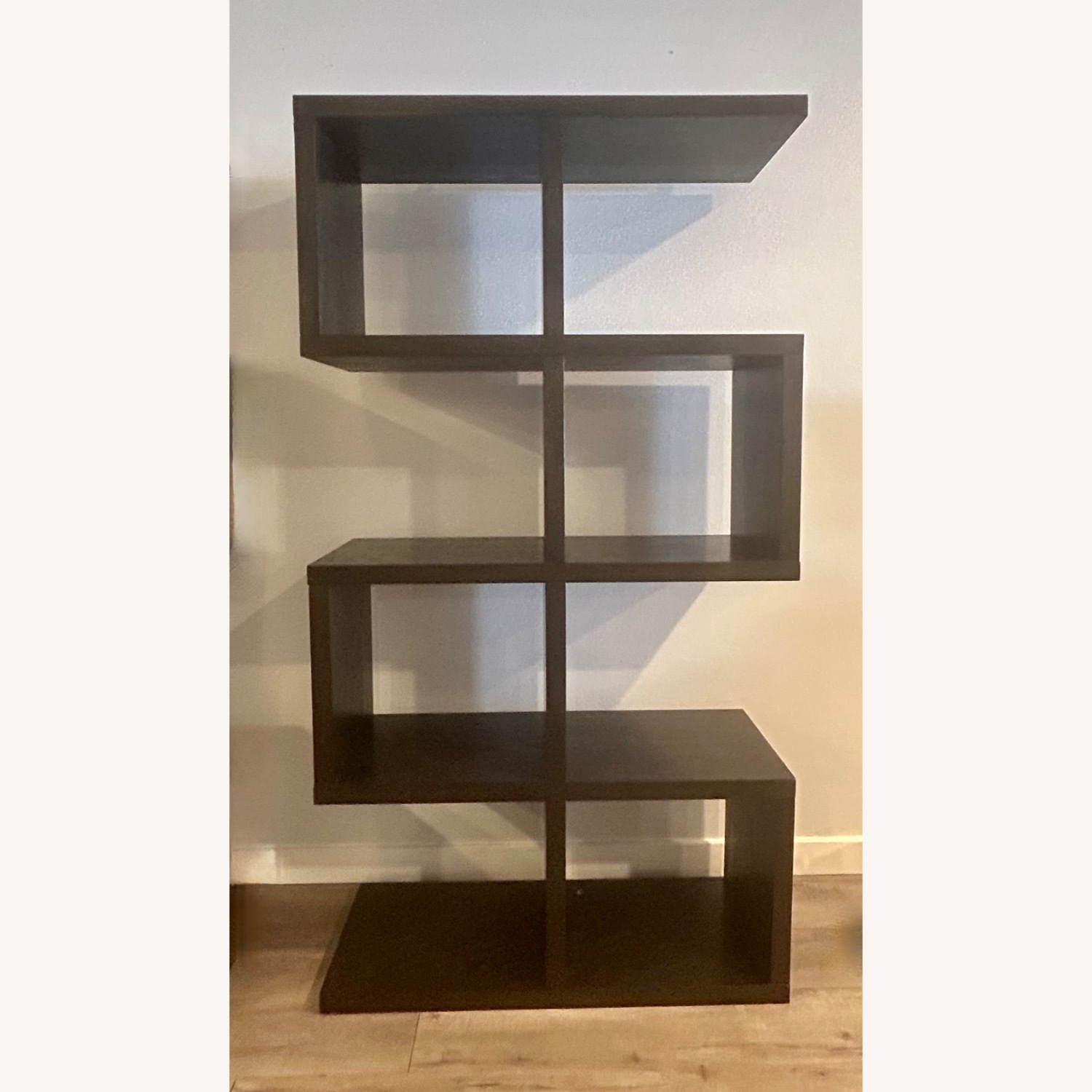 West Elm Dark Brown Wood Wall Unit - image-8