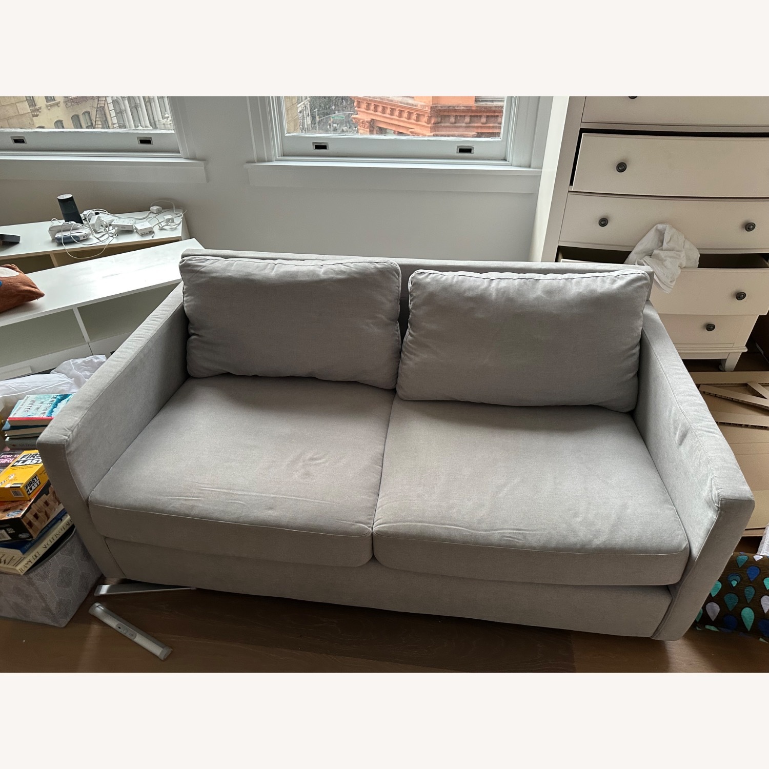 Pottery Barn Grey Sanford Sofa - image-4
