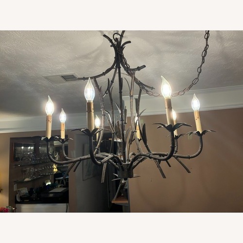 Used Home Reserve Dark Brown Metal Ceiling Lamp for sale on AptDeco