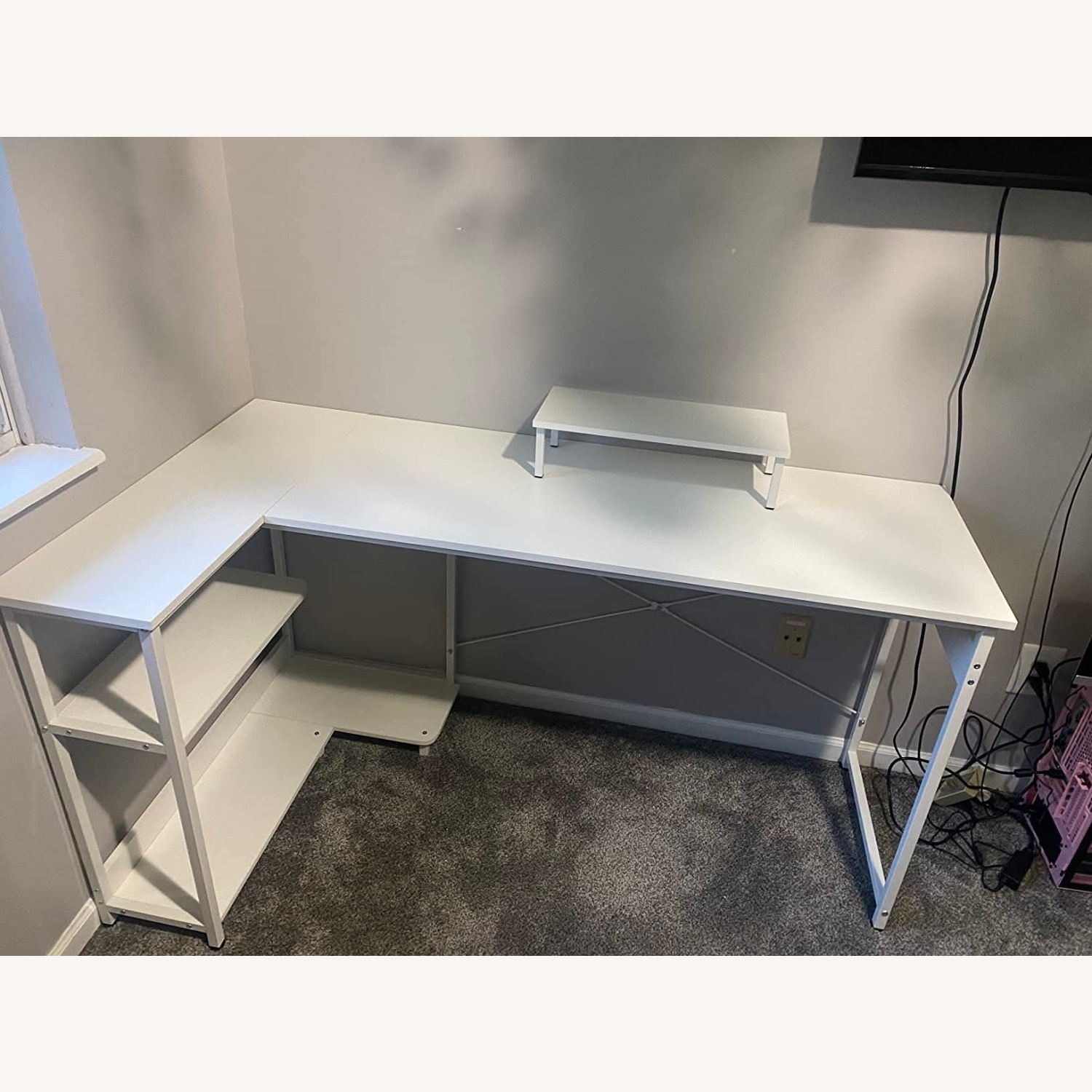 White Wood Desk - image-3