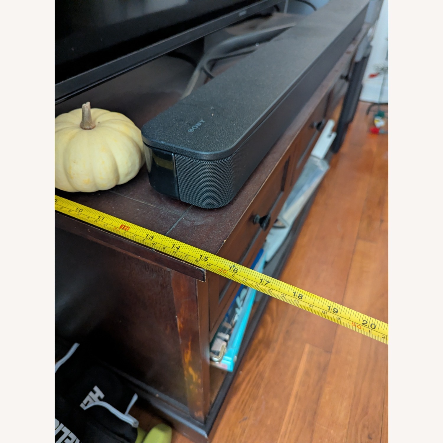 Brown TV Console - image-4