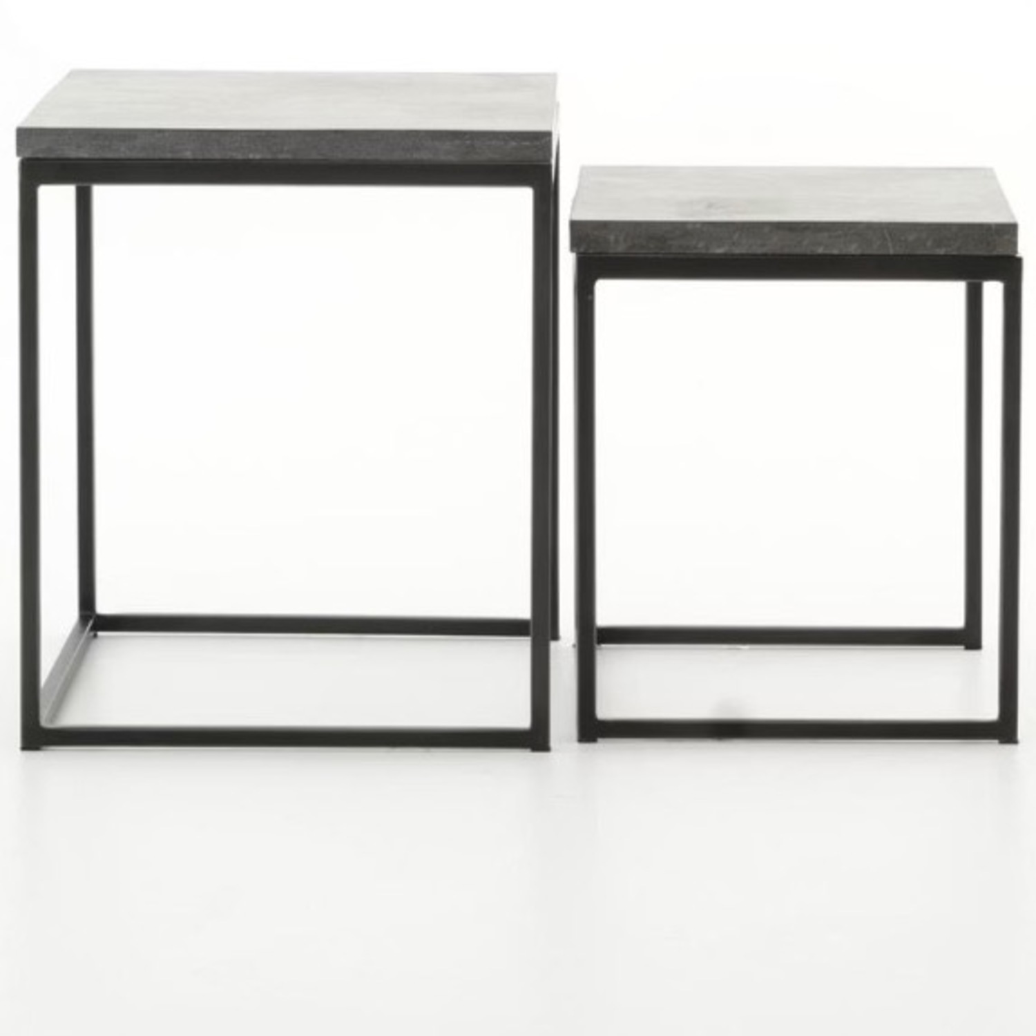 Four Hands Dark Gray Stone Side Tables - image-8