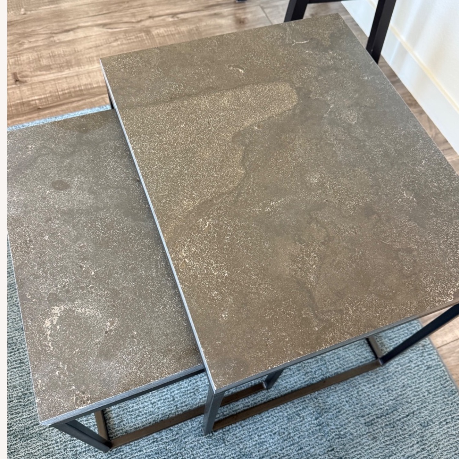 Four Hands Dark Gray Stone Side Tables - image-6