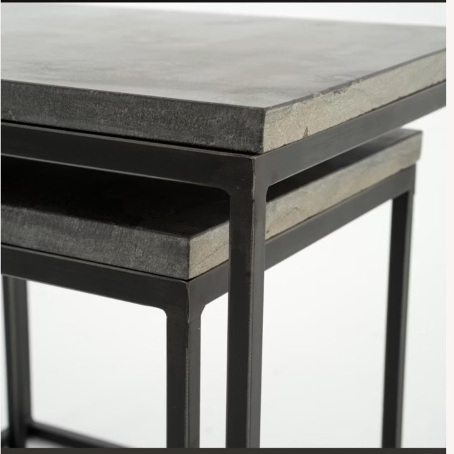 Four Hands Dark Gray Stone Side Tables - image-7