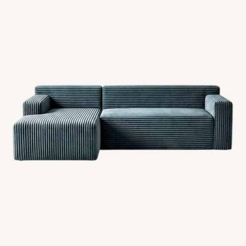 Used 96 Sectional Couch, L shaped Chaise for sale on AptDeco