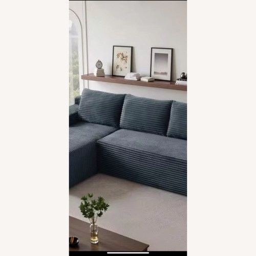 Used 96 Sectional Couch, L shaped Chaise for sale on AptDeco