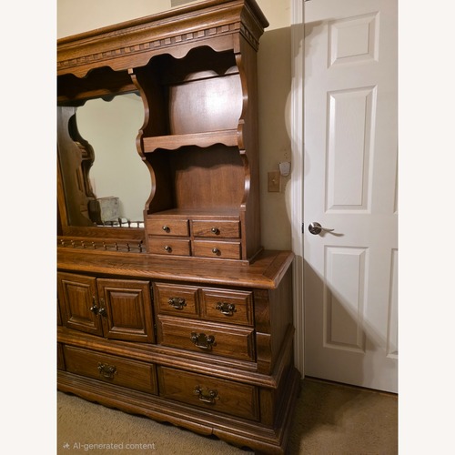 Used Lexington Furniture Dark Brown Wood Dresser for sale on AptDeco