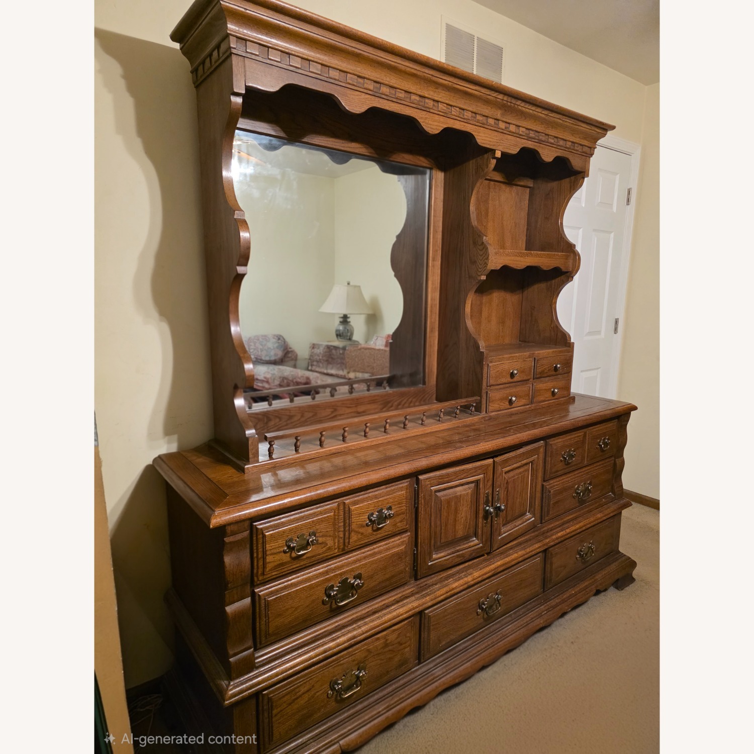 Lexington Furniture Dark Brown Wood Dresser - image-2