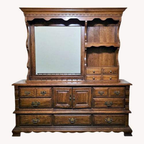 Used Lexington Furniture Dark Brown Wood Dresser for sale on AptDeco