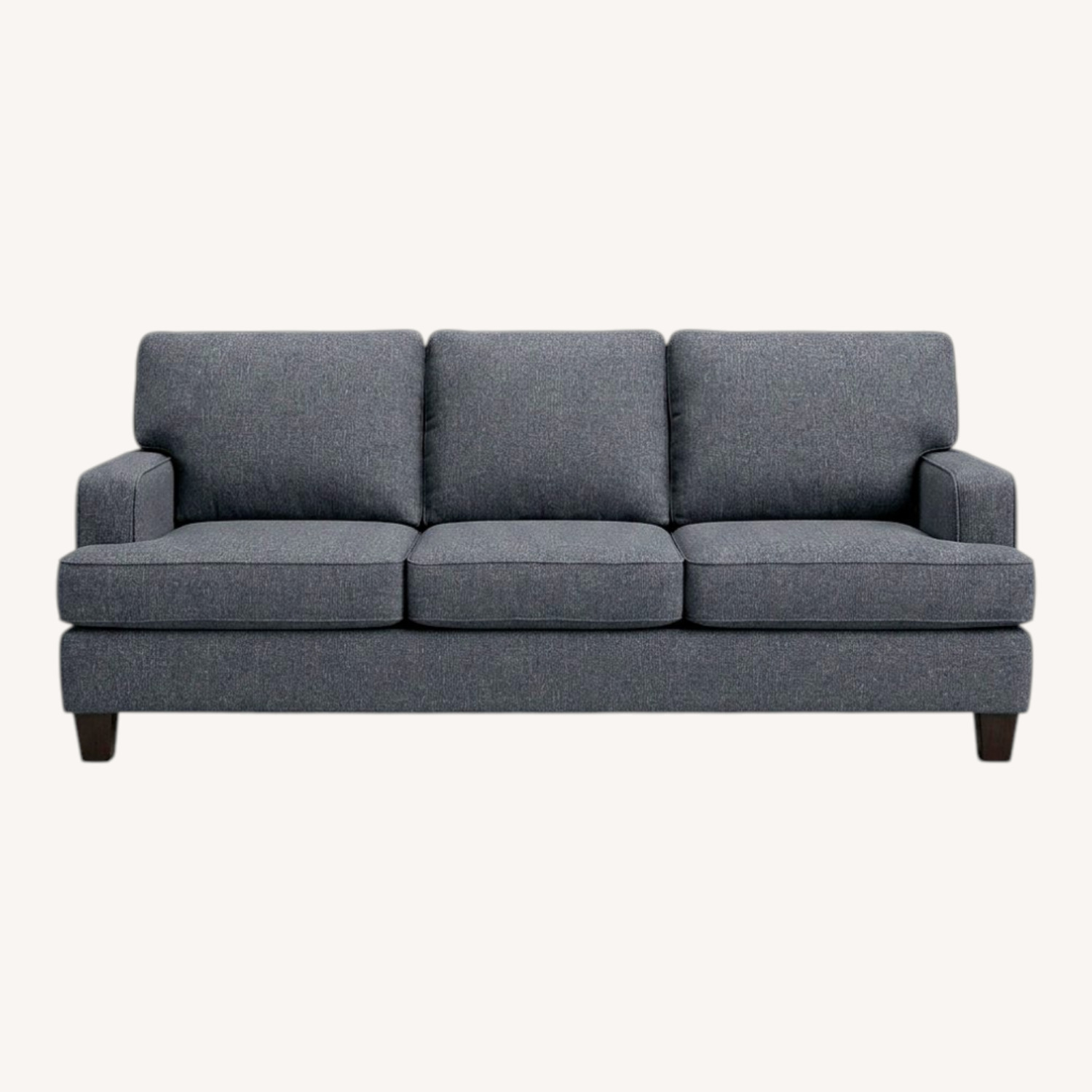 nFusion Furniture Blue Fabric 3+ Seater Sofa - image-0
