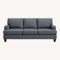 nFusion Furniture Blue Fabric 3+ Seater Sofa