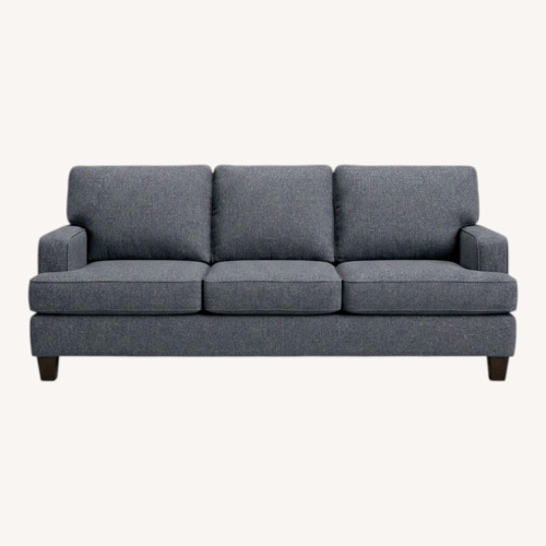 Used nFusion Furniture Blue Fabric 3+ Seater Sofa for sale on AptDeco