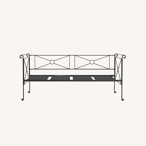 Used Charles P. Rogers Black Iron Daybed for sale on AptDeco