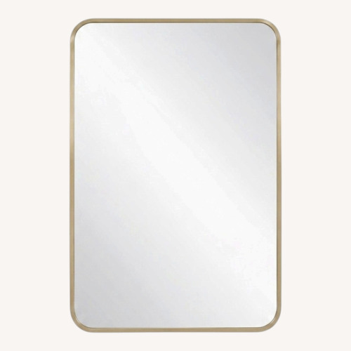 Used Gold-Framed Wall Mirror for sale on AptDeco