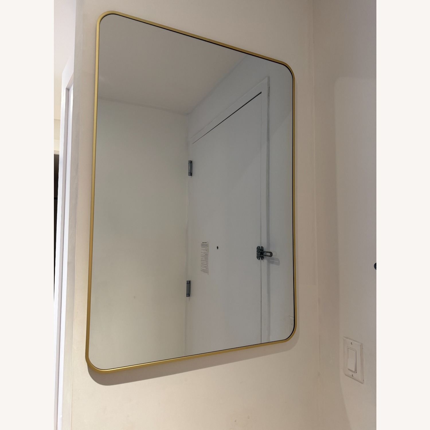Gold-Framed Wall Mirror - image-1
