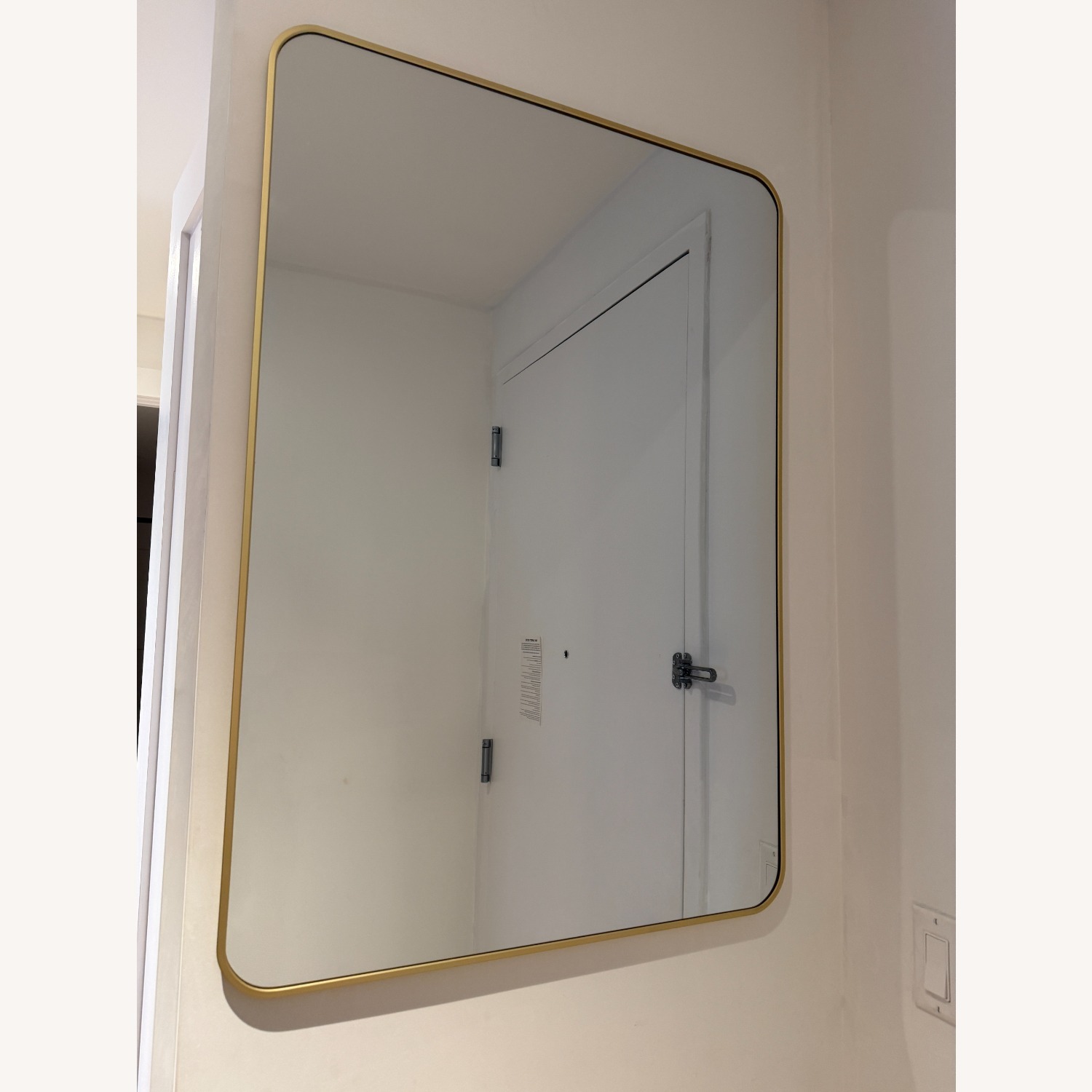 Gold-Framed Wall Mirror - image-2
