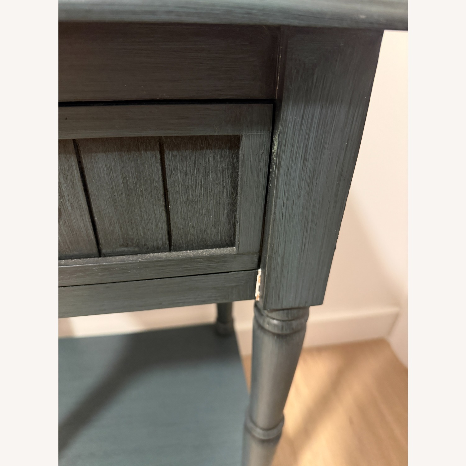 Green Wood Nightstand - image-4